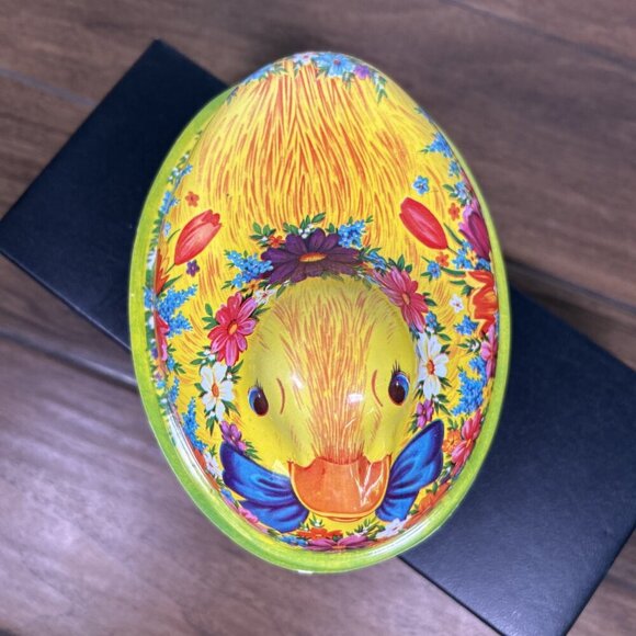 Lot Of Two Vintage Ullman Co Easter Bunny Chick Plastic Tons/candy Containers - Picture 6 of 12